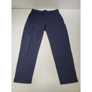 32 Degrees Cool Womens Pull-On Knit Twill Pant Navy Blue Size Small Joggers